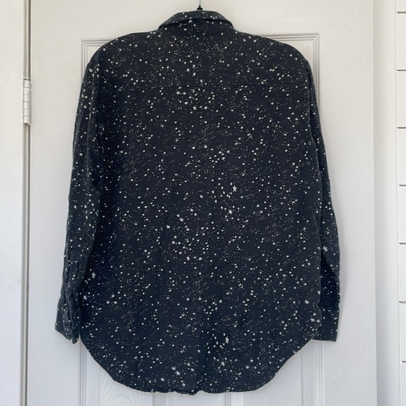 MADEWELL spooky 🖤🦇🕸️🕷️stars button up - Picture 5 of 5